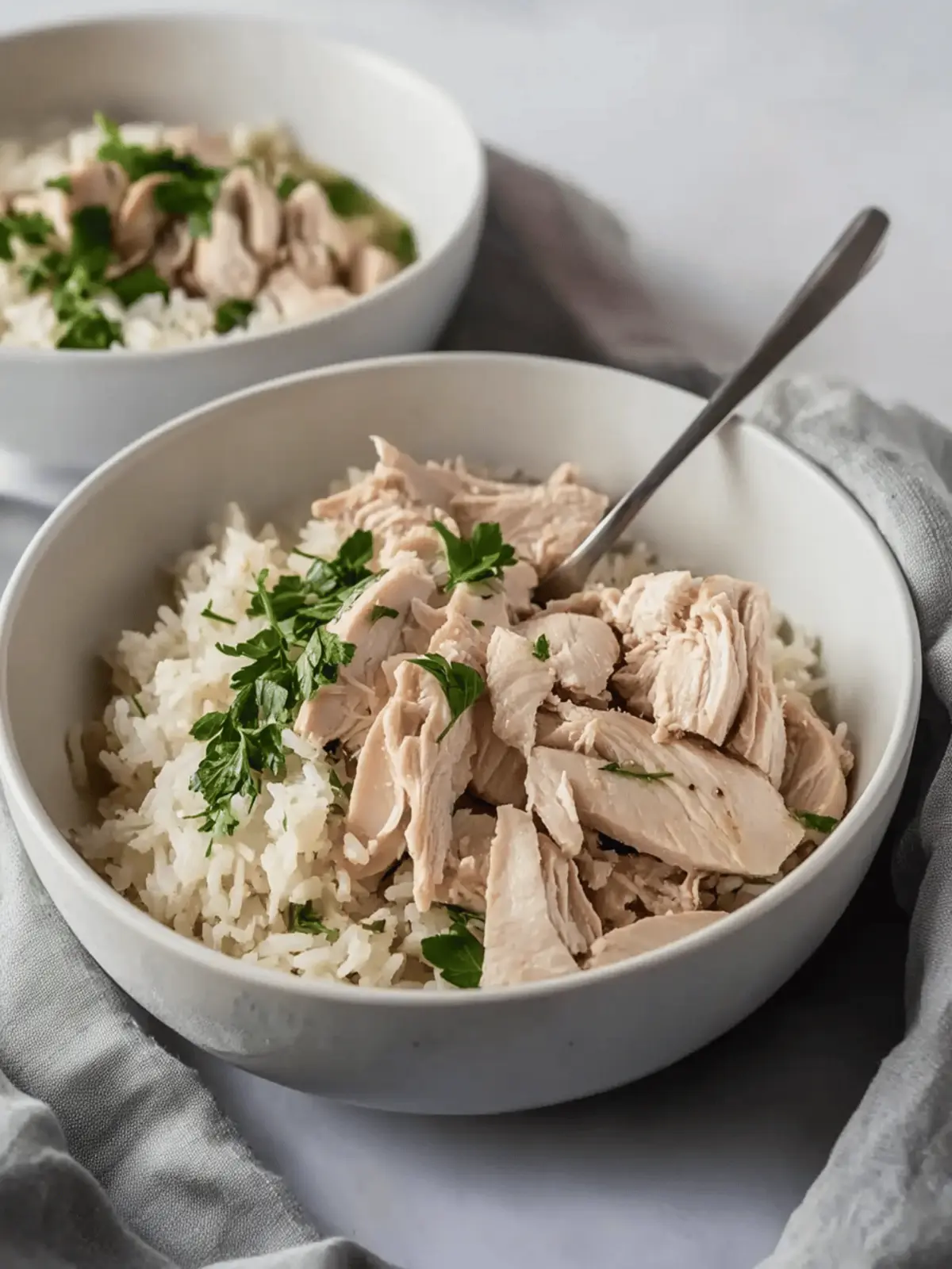 Boiled Chicken and Rice Recipe