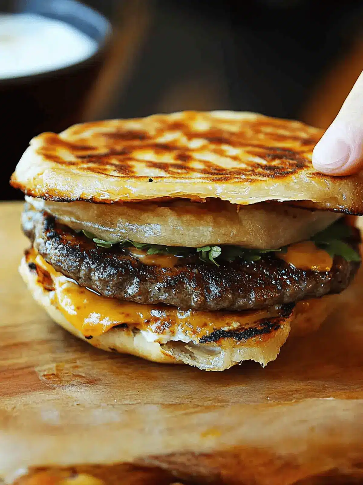 Dubai Paratha Smash Burger: Crispy, Juicy, and Irresistible! 2 Dubai Paratha Smash Burger