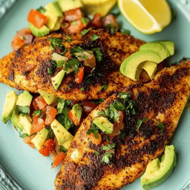 Blackened Tilapia