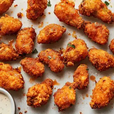 Fried Buffalo Artichoke Hearts
