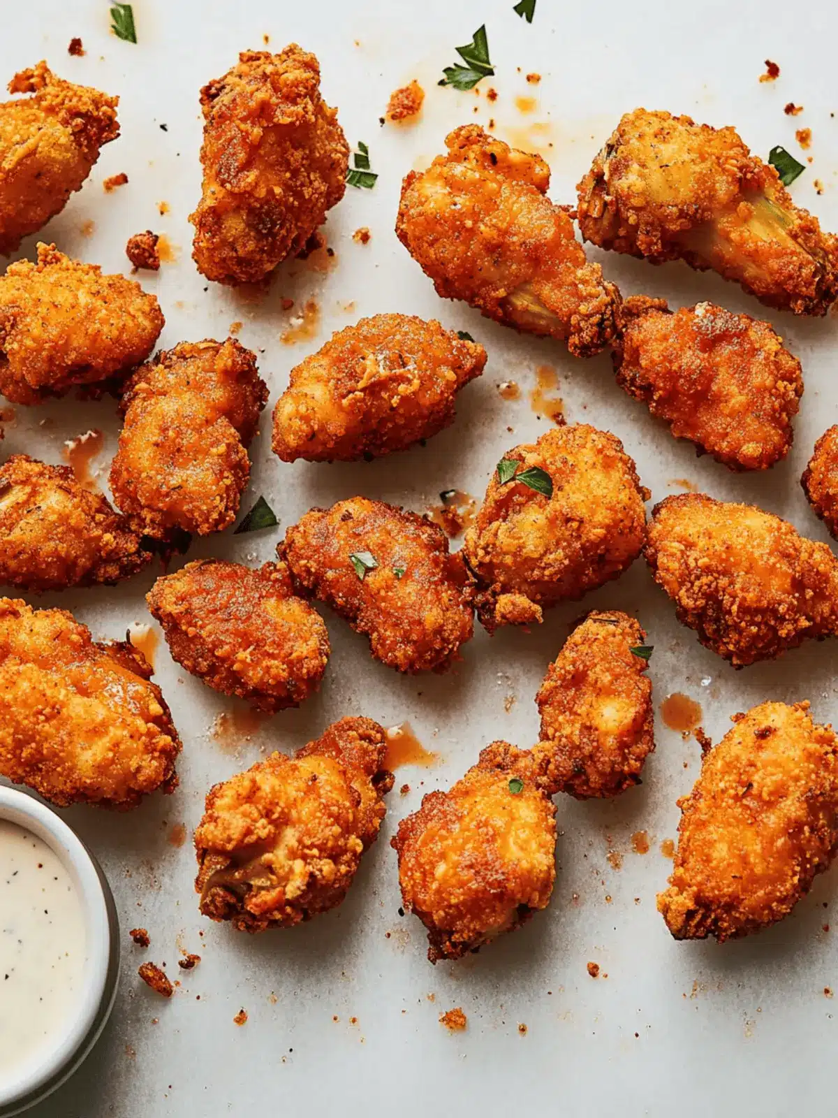 Fried Buffalo Artichoke Hearts