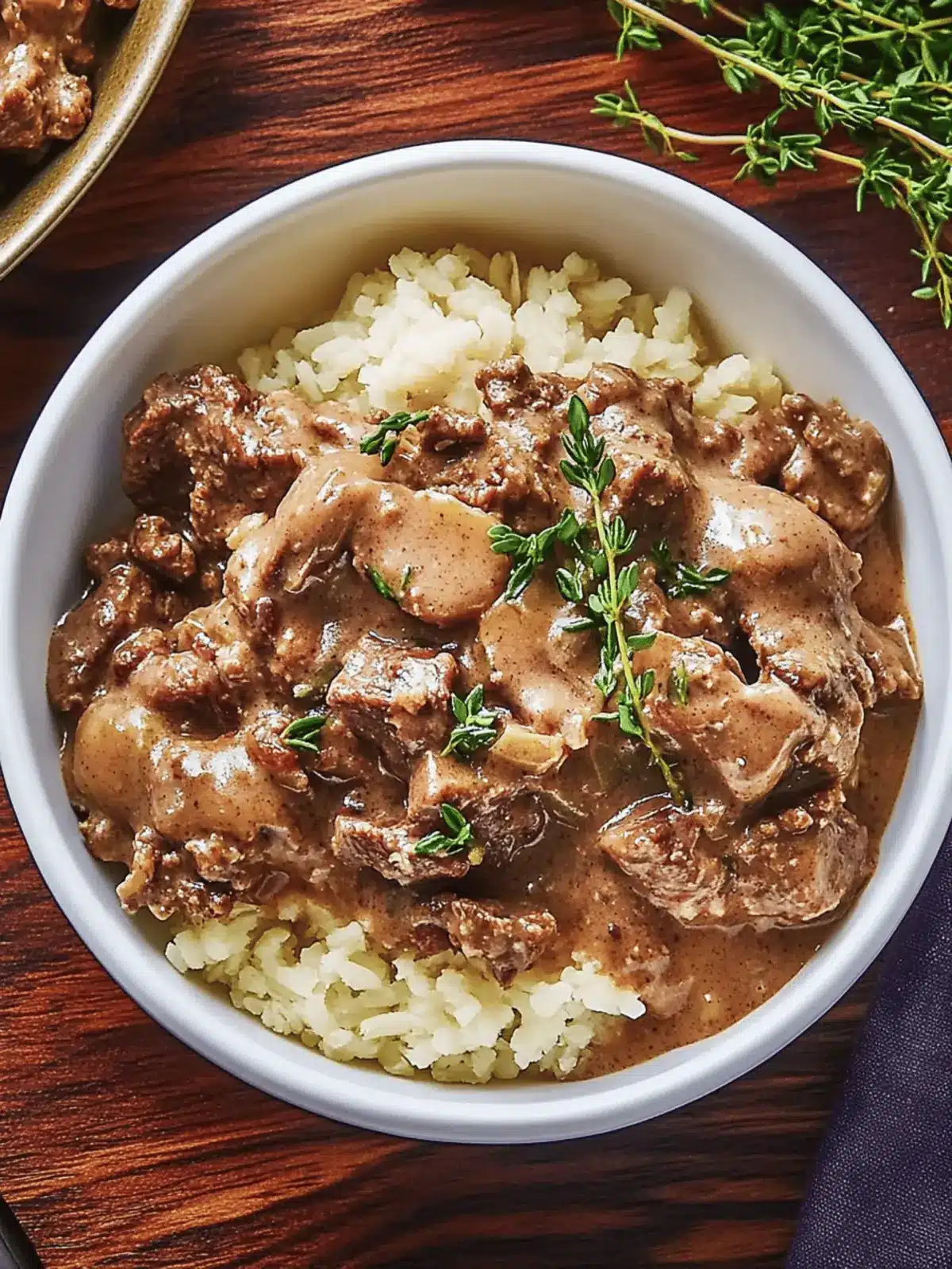 Keto Beef Stroganoff
