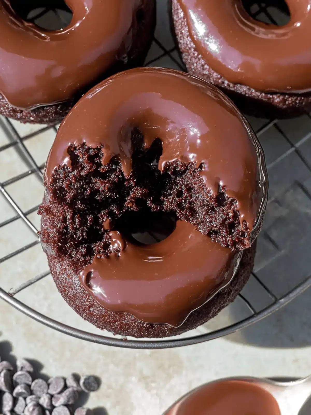 Healthy Chocolate Protein Donuts (Gluten Free, Paleo)