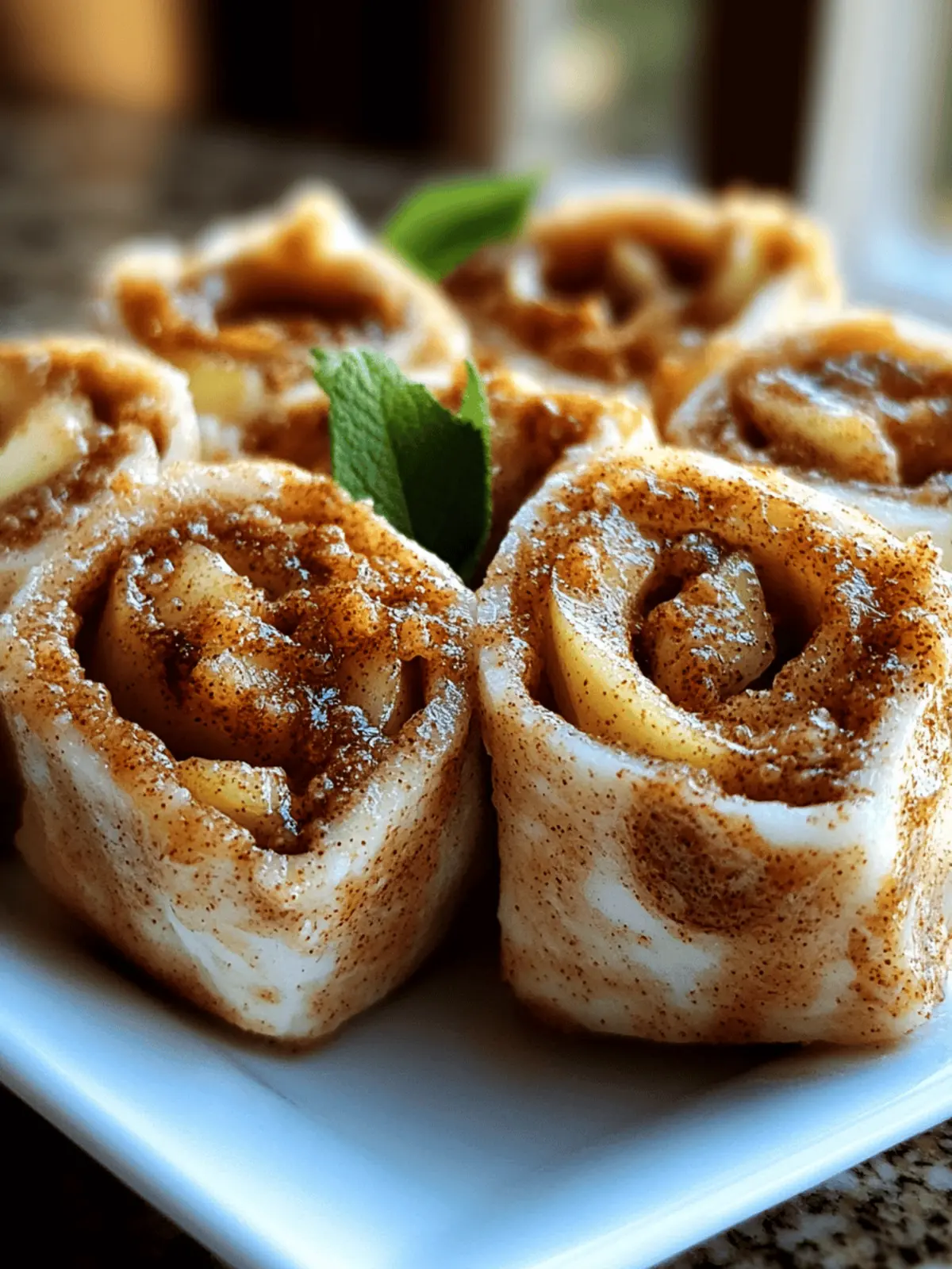 Cinnamon Apple Protein Rollups