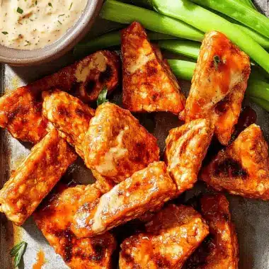 Tempeh Buffalo “Wings”