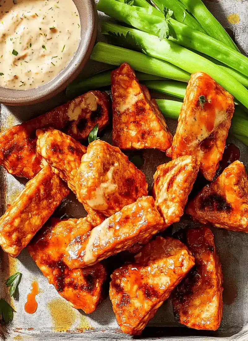 Tempeh Buffalo “Wings”