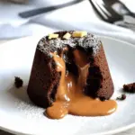Peanut Butter Chocolate Molten Lava Cake
