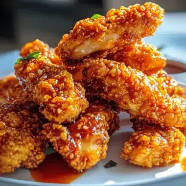 Honey Sriracha Chicken Tenders Oven Baked