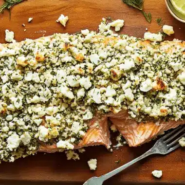 Feta & Herb-Crusted Salmon