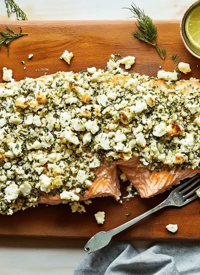 Feta & Herb-Crusted Salmon