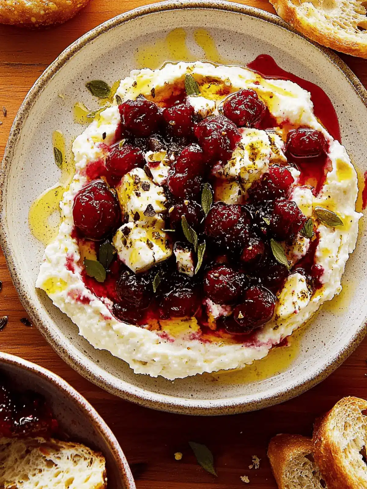 Cranberry Whipped Feta Dip