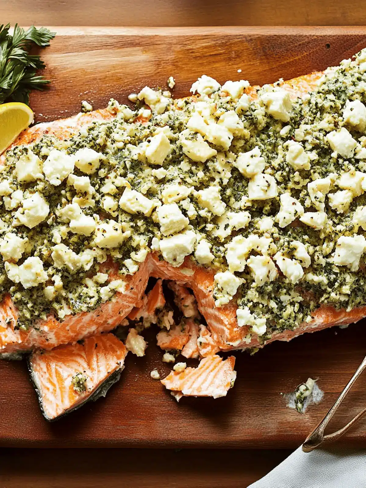 Feta & Herb-Crusted Salmon