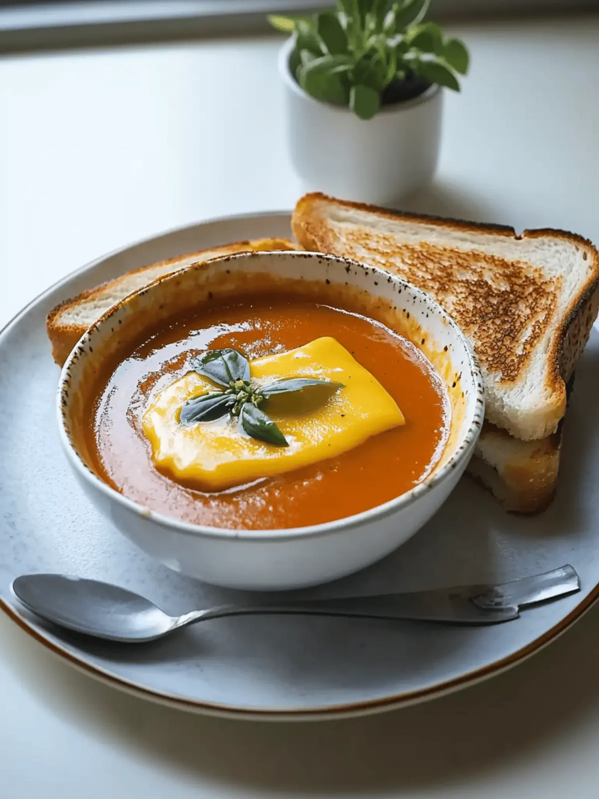 Grilled Cheese and Tomato Soup
