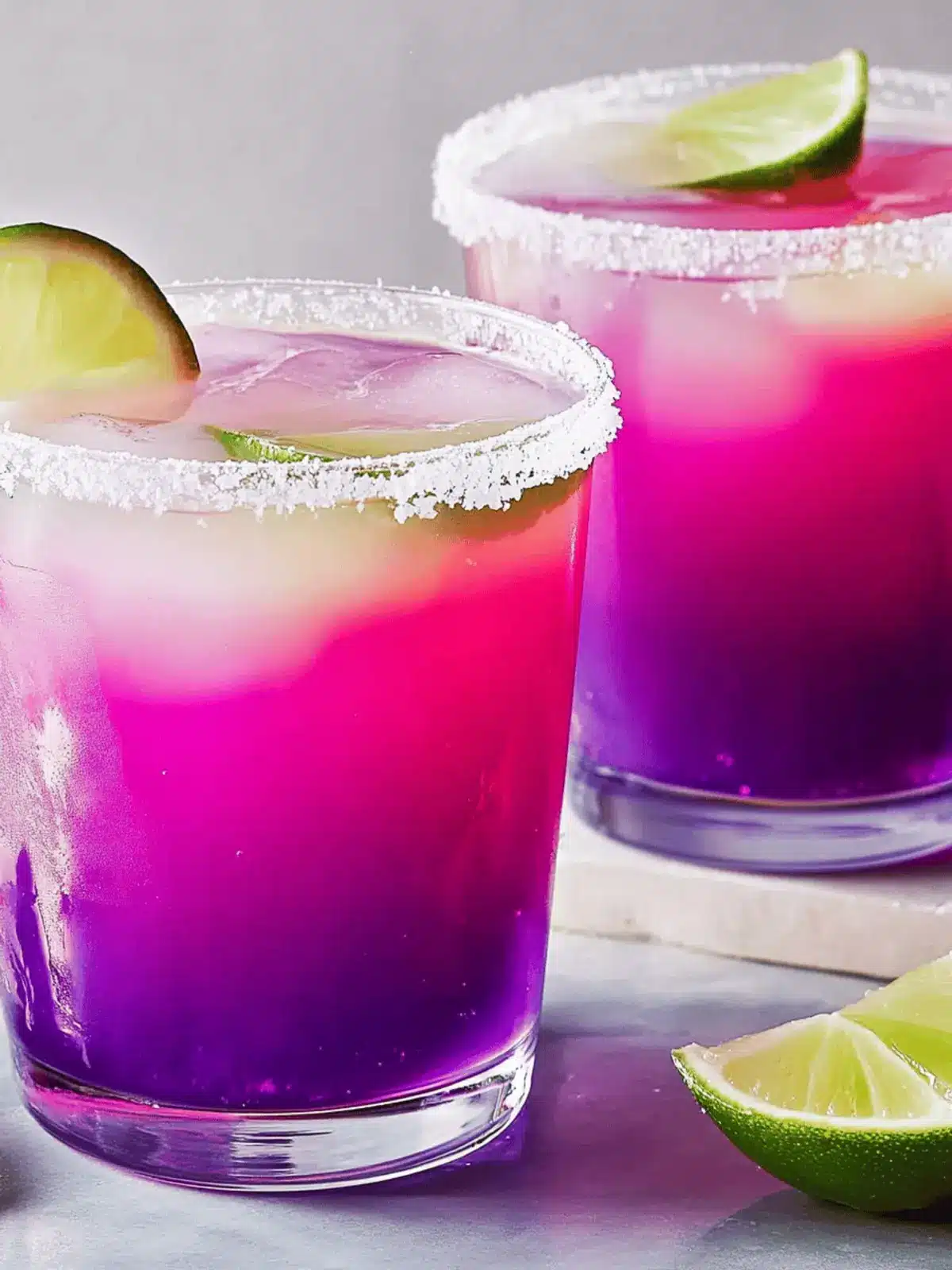 Color-Changing Margaritas