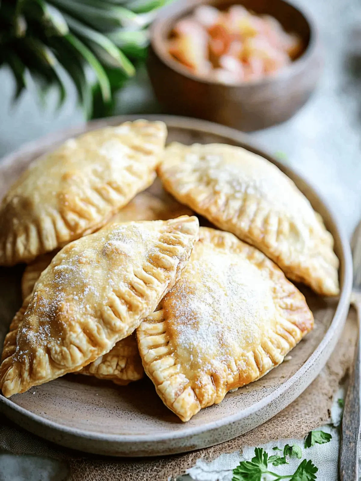 Empanadas de Pina (Pineapple Empanadas)