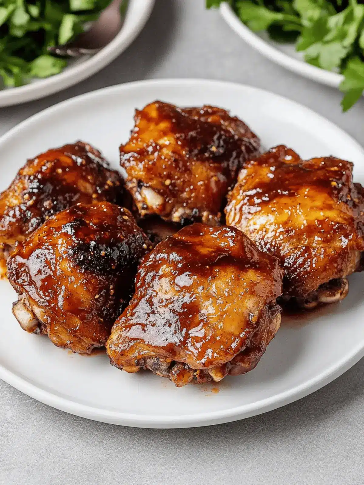 Air Fryer BBQ Chicken Thighs