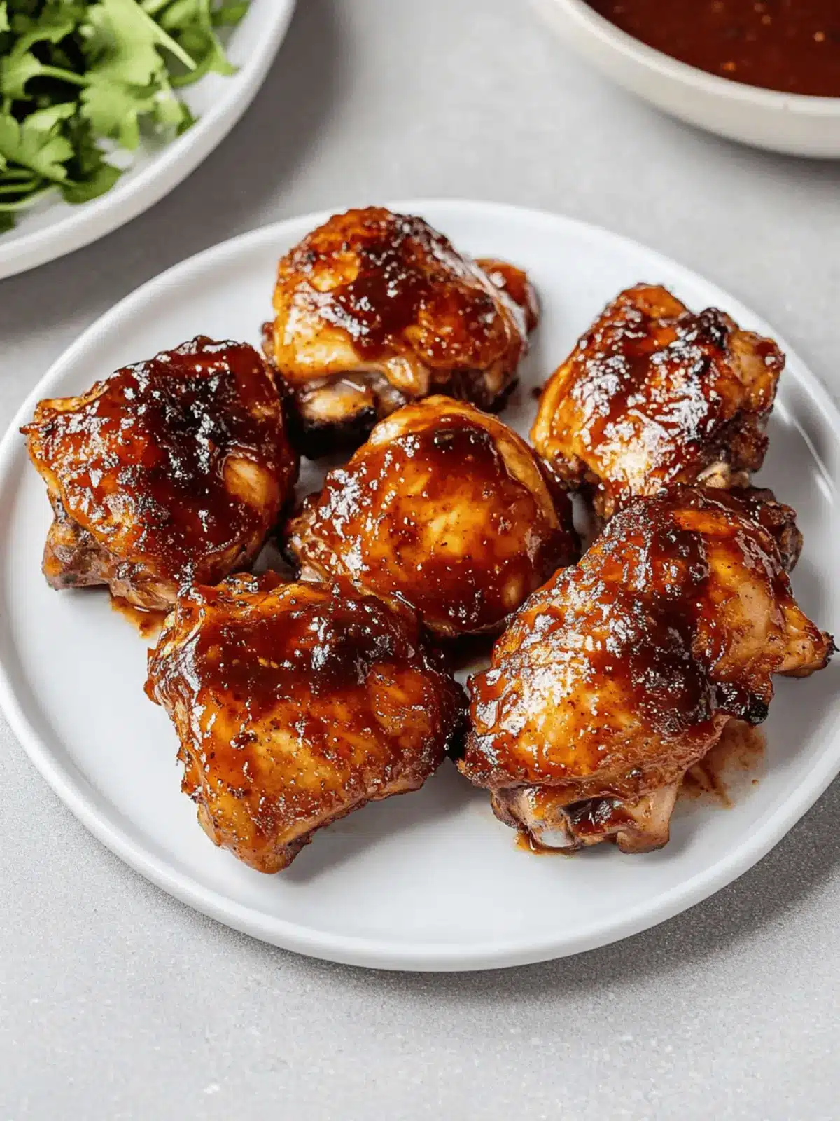 Air Fryer BBQ Chicken Thighs