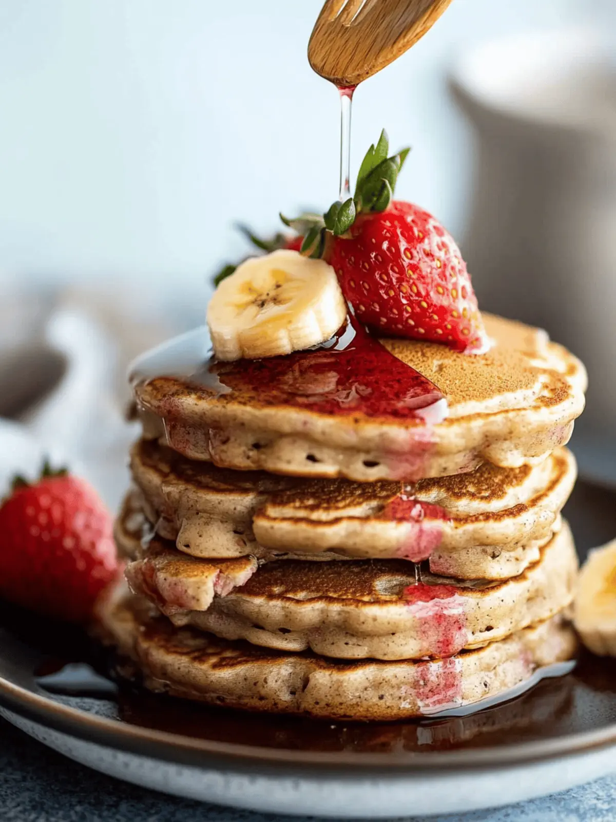 The Perfect Strawberry Banana Pancake Recipe