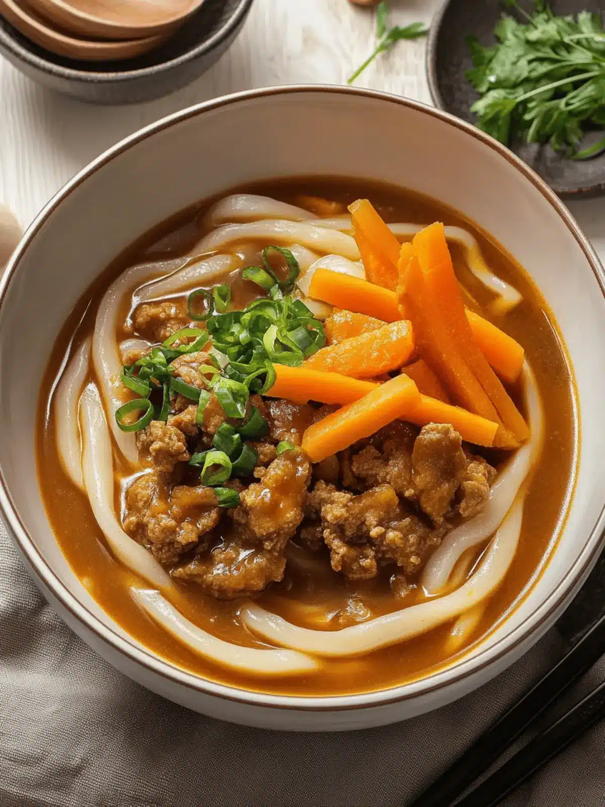 Savory Japanese Curry Udon in Just 30 Minutes Flat 2 Japanese Curry Udon