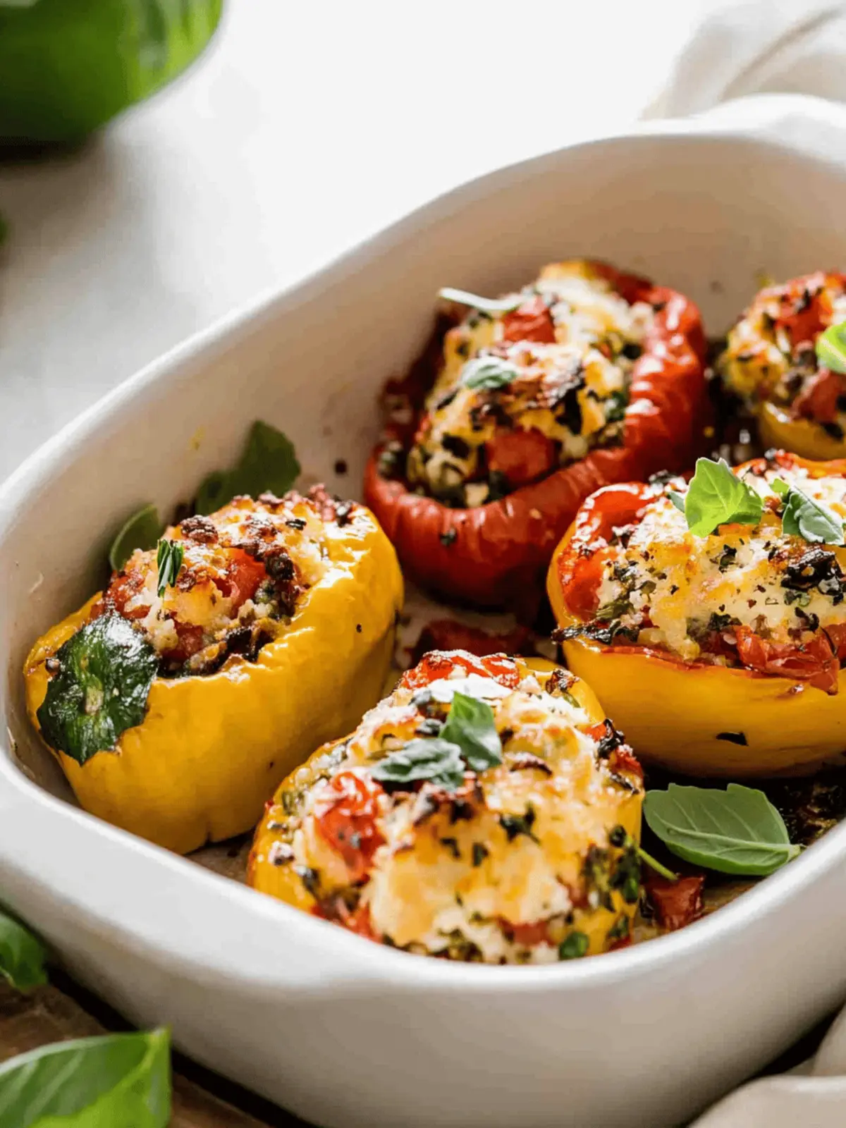 Stuffed Capsicums: A Flavorful Twist on a Healthy Favorite 3 Stuffed Capsicums