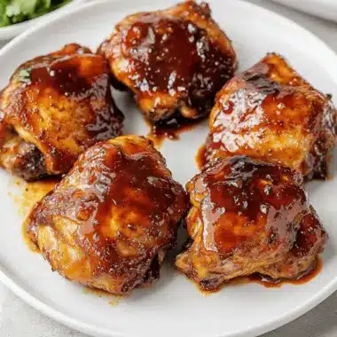 Air Fryer BBQ Chicken Thighs