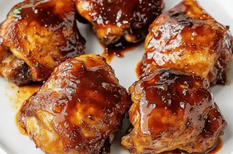Air Fryer BBQ Chicken Thighs