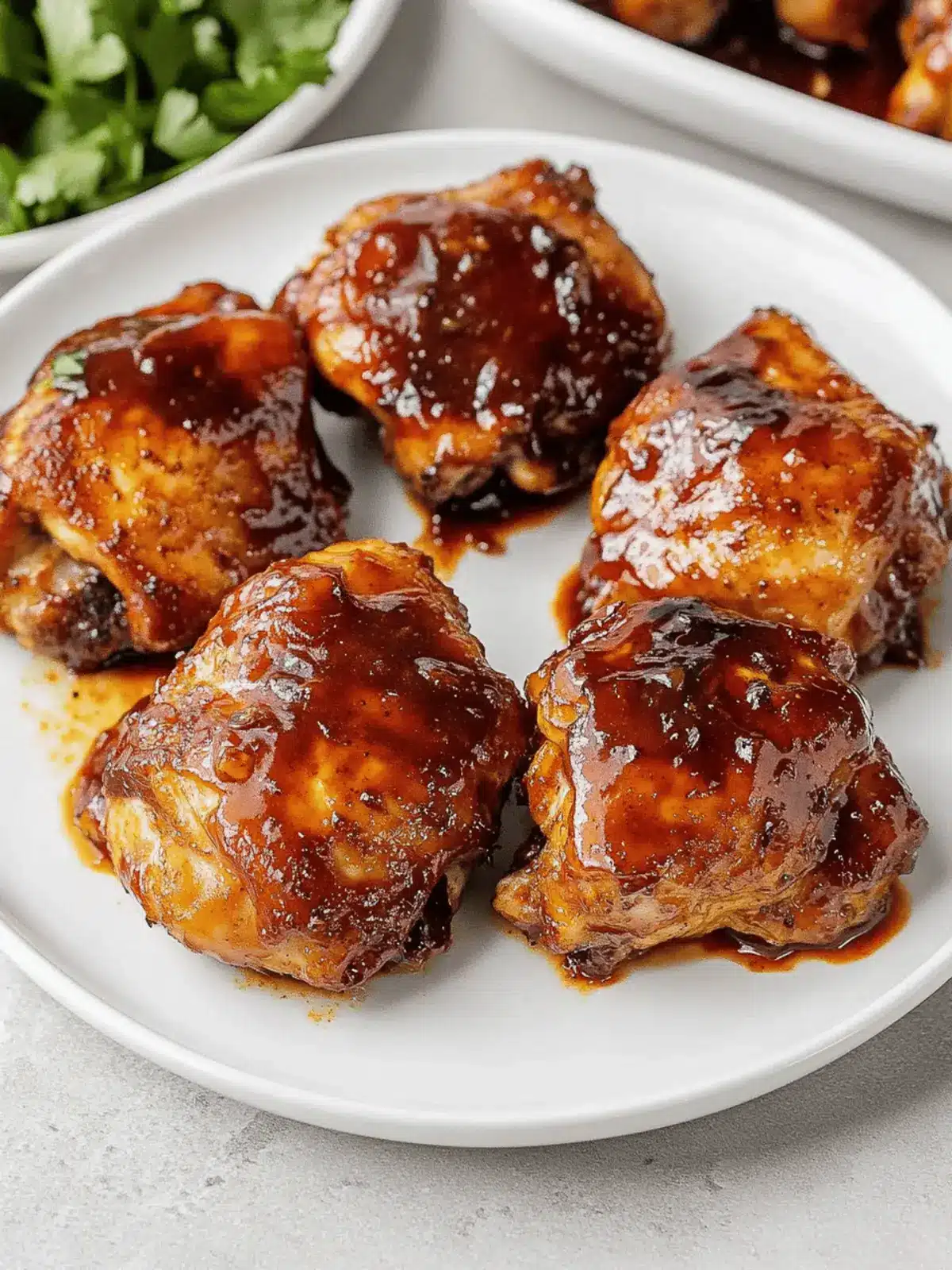 Air Fryer BBQ Chicken Thighs