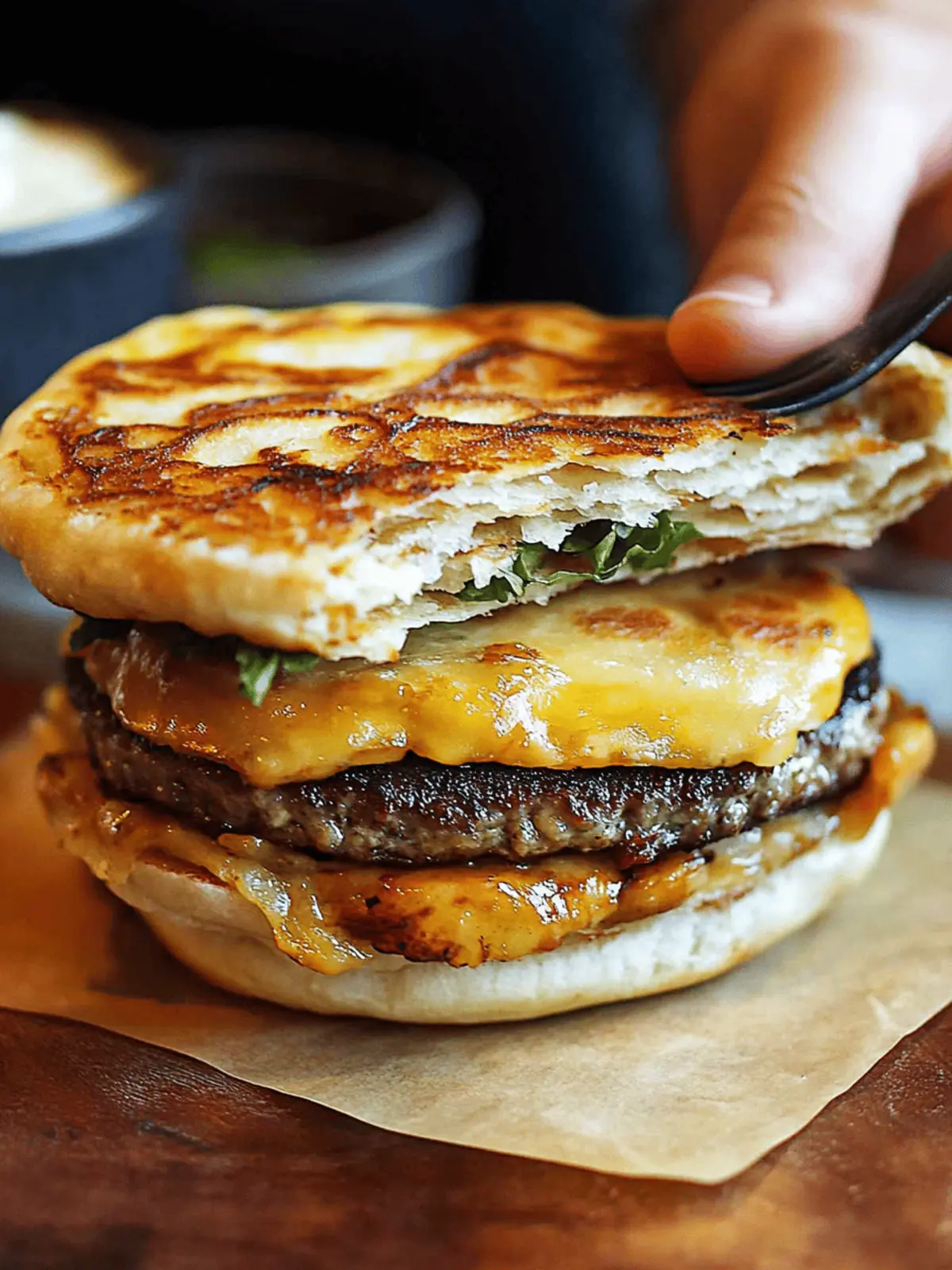 Dubai Paratha Smash Burger: Crispy, Juicy, and Irresistible! 4 Dubai Paratha Smash Burger