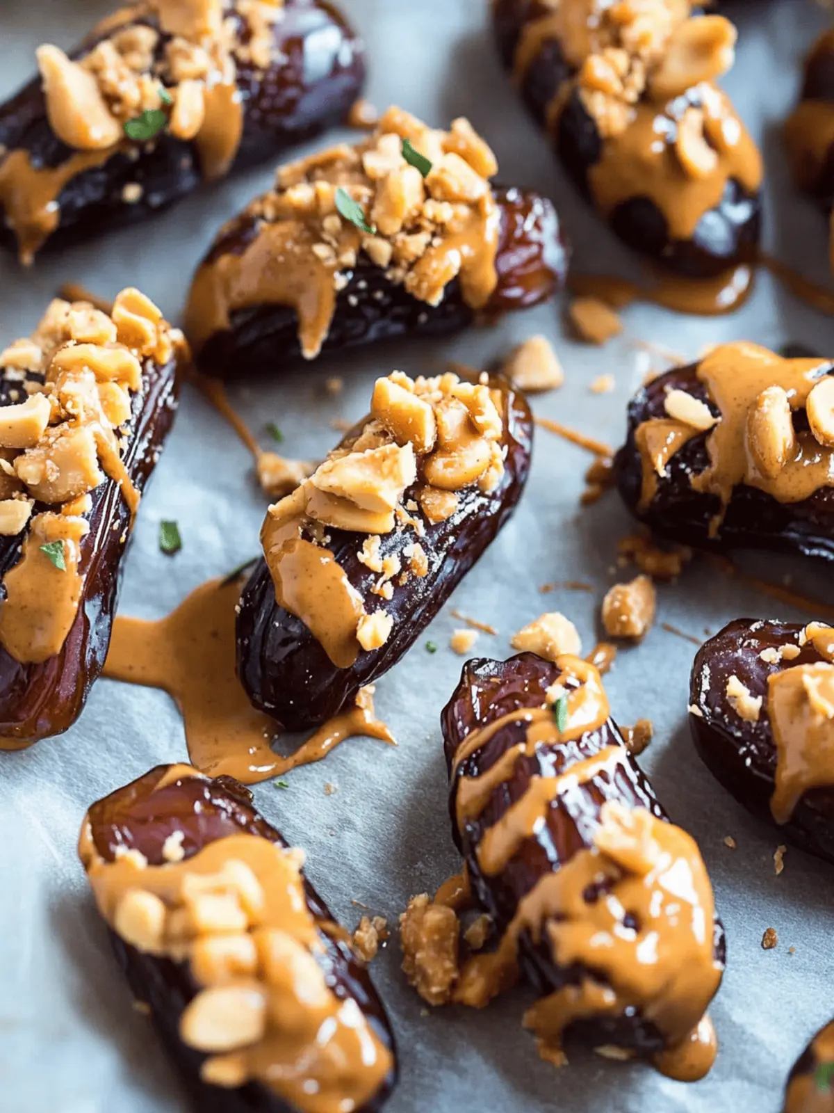 Stuffed Dates with Peanut Butter and Chocolate (Viral Healthy Snickers)