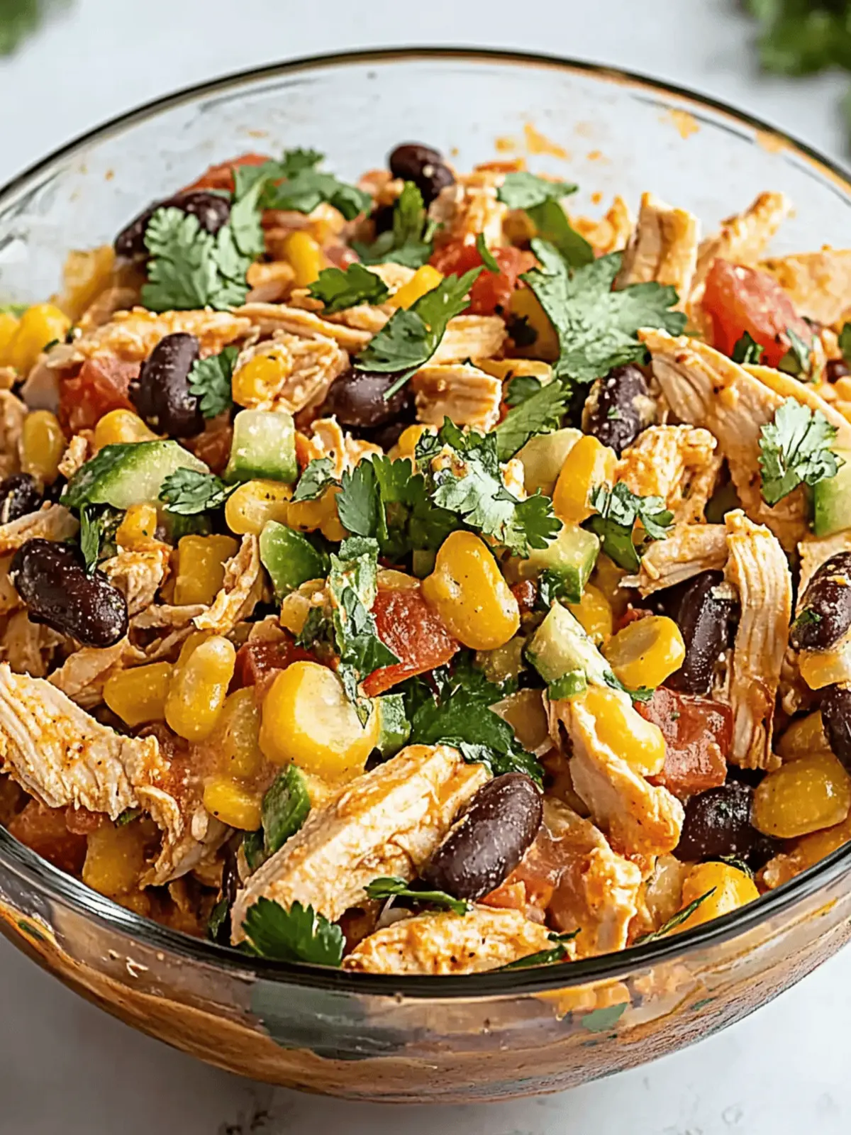 Quick Southwest Chicken Salad Recipe – A High-Protein Meal