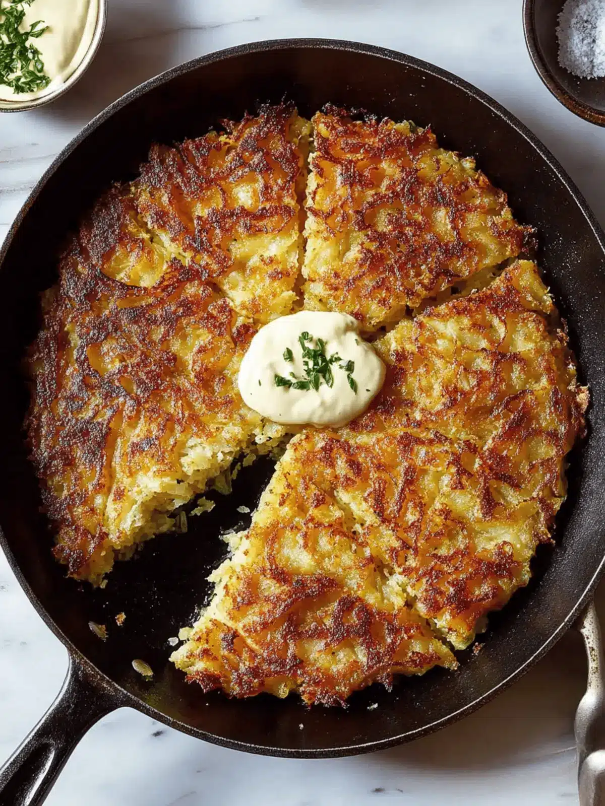 Giant Skillet Latke