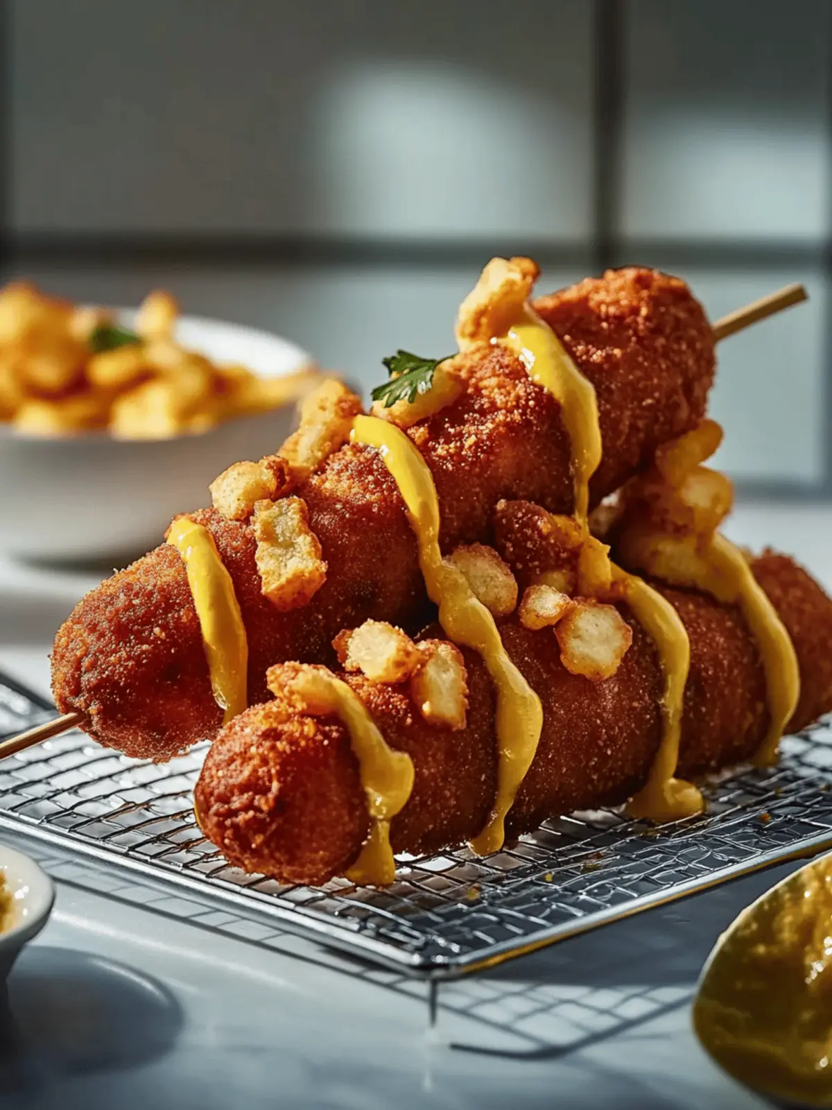 Delicious Corn Dogs: The Ultimate Homemade Fair Treat 2 Corn Dog