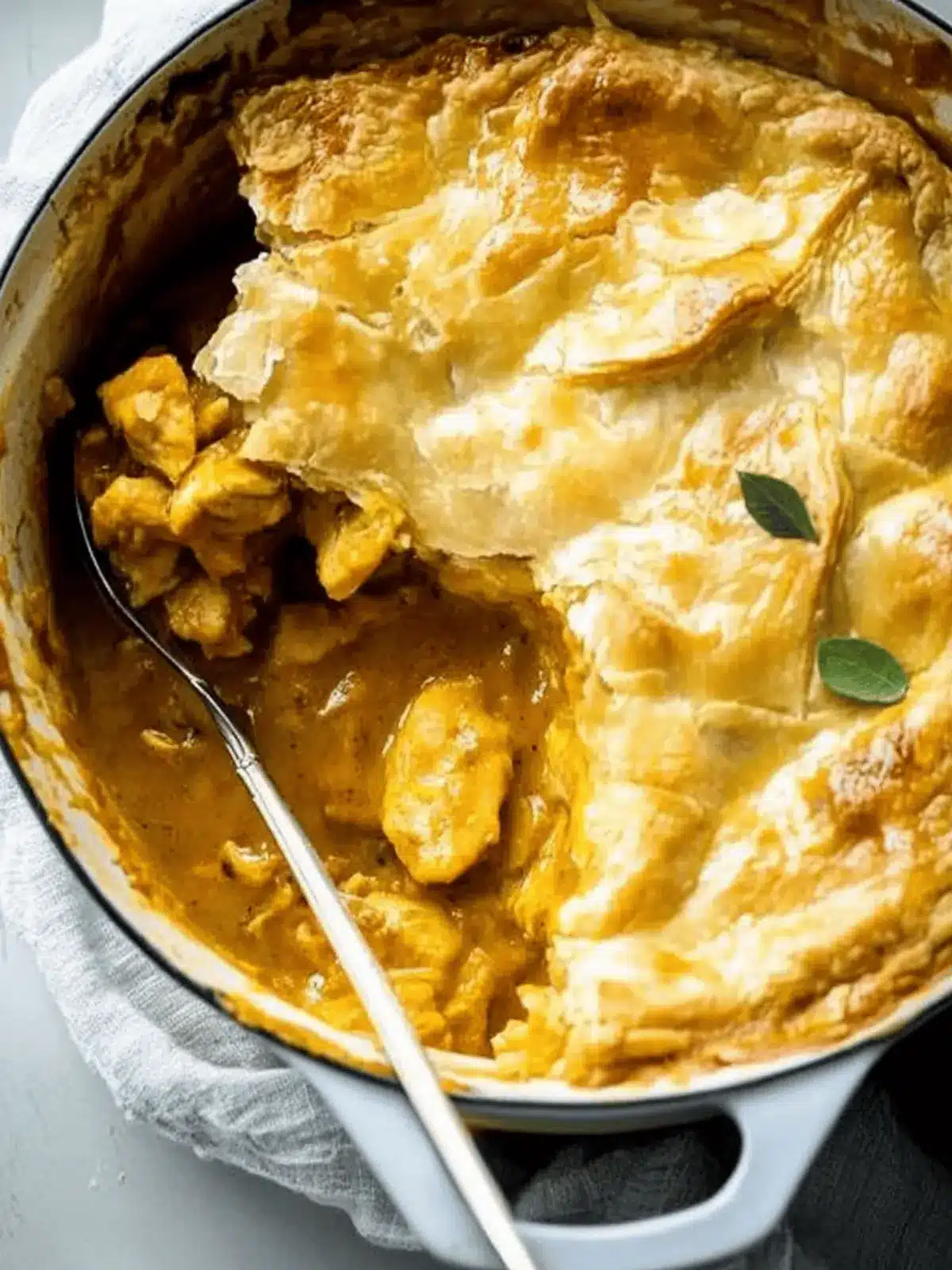 Easy Curried Chicken Pot Pie