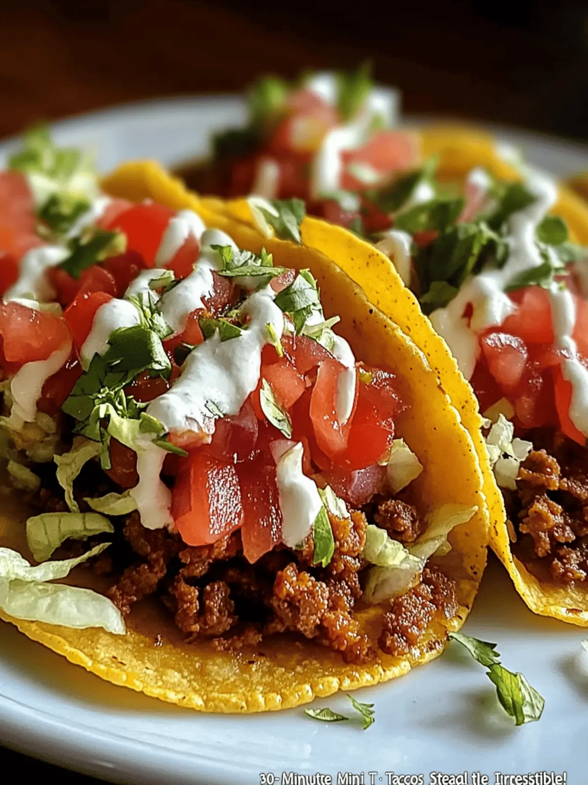 “30-Minute Mini Tacos That’ll Steal the Show – Irresistible!”