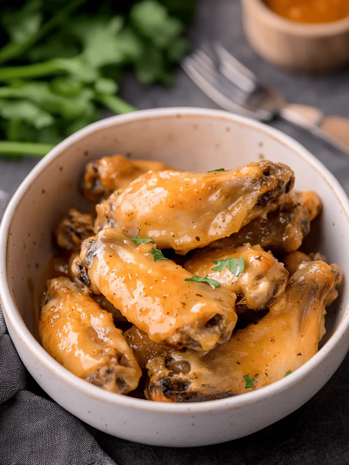 Savory Garlic Butter Chicken Wings With a Buffalo Kick 2 Garlic Butter Chicken Wings
