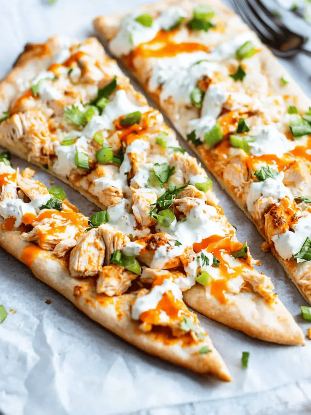 Buffalo Chicken Flatbread