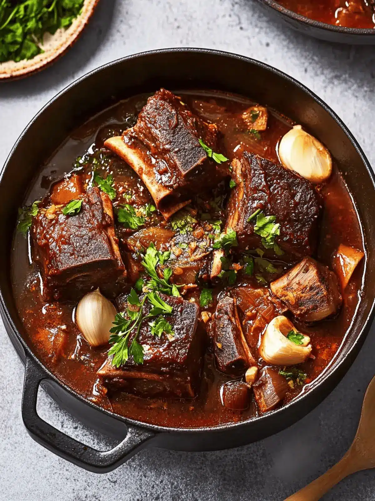 Braised Short Ribs with 40 Cloves of Garlic for Ultimate Comfort 2 Braised Short Ribs with 40 Cloves of Garlic