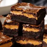 Peanut Butter Stuffed Brownies