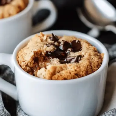 Vegan Cookie Mug Cake