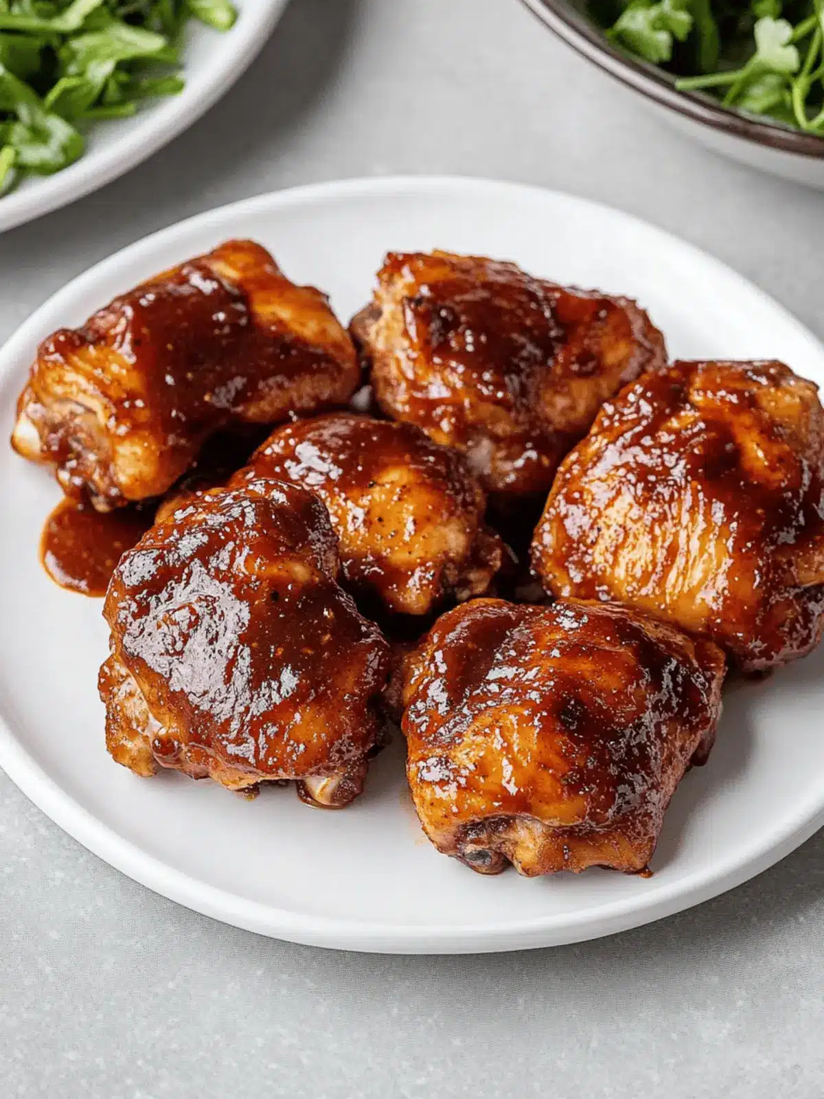 Air Fryer BBQ Chicken Thighs