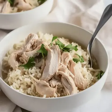 Boiled Chicken and Rice Recipe