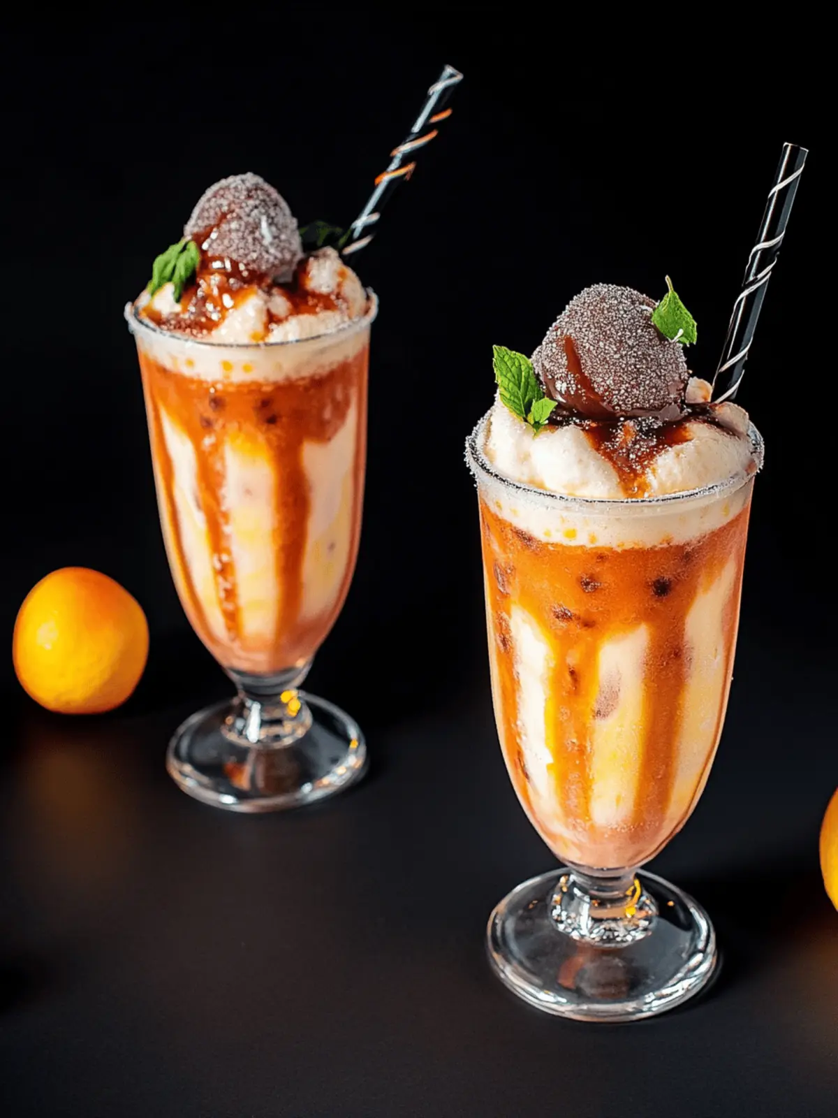 Boozy Screamsicle Shakes
