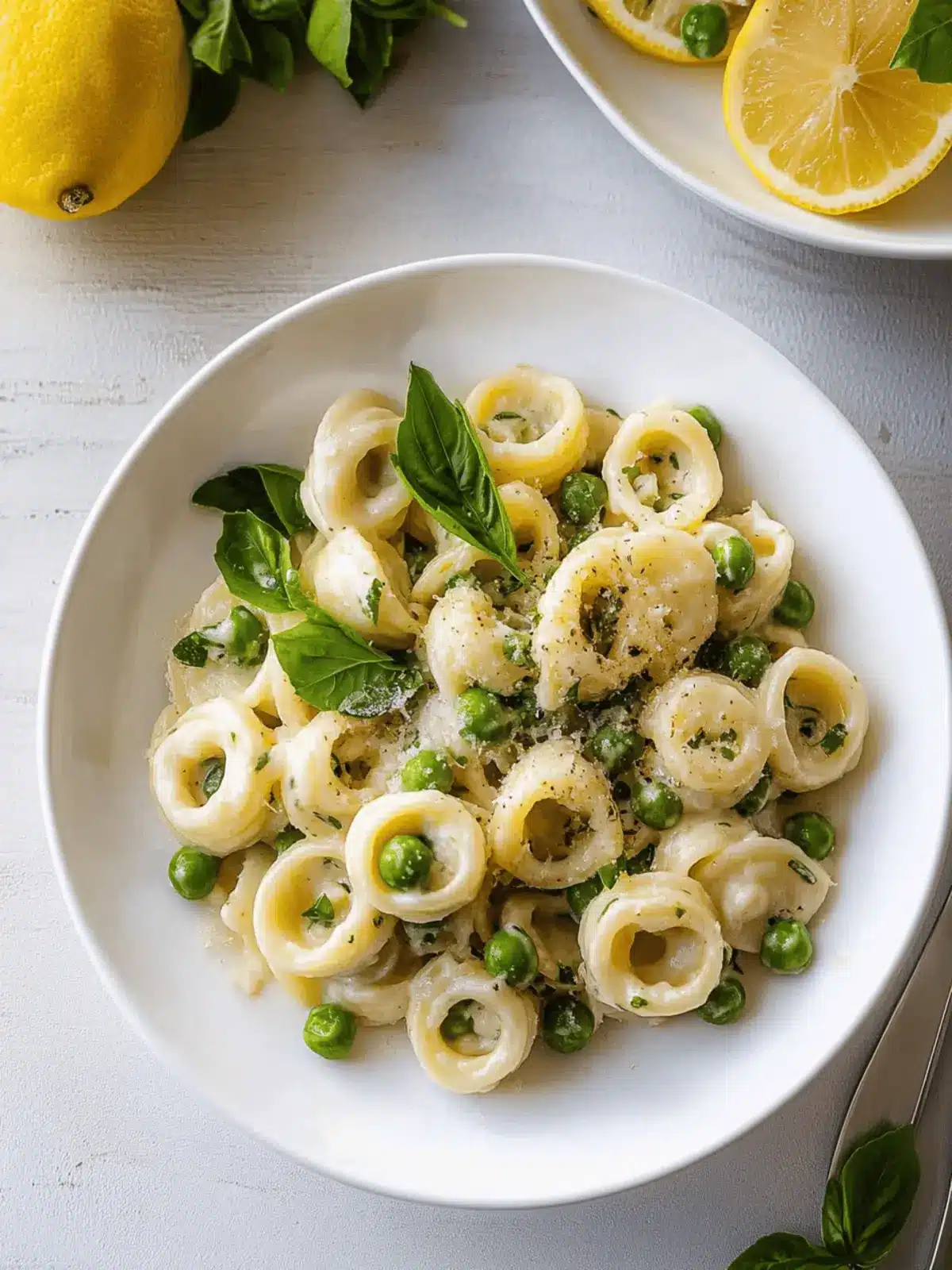 Pasta with Peas & Lemon