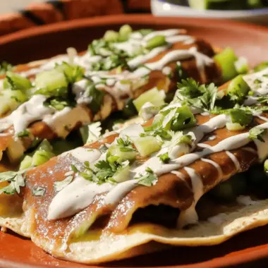 Savory Enfrijoladas: Quick Vegan Delight for Dinner Tonight 9 Enfrijoladas