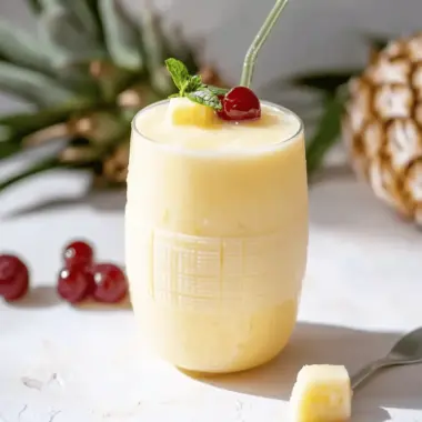 Pina Colada Mocktail (Virgin Pina Colada Recipe)