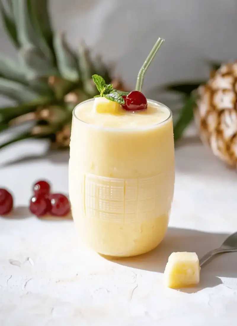 Pina Colada Mocktail (Virgin Pina Colada Recipe)