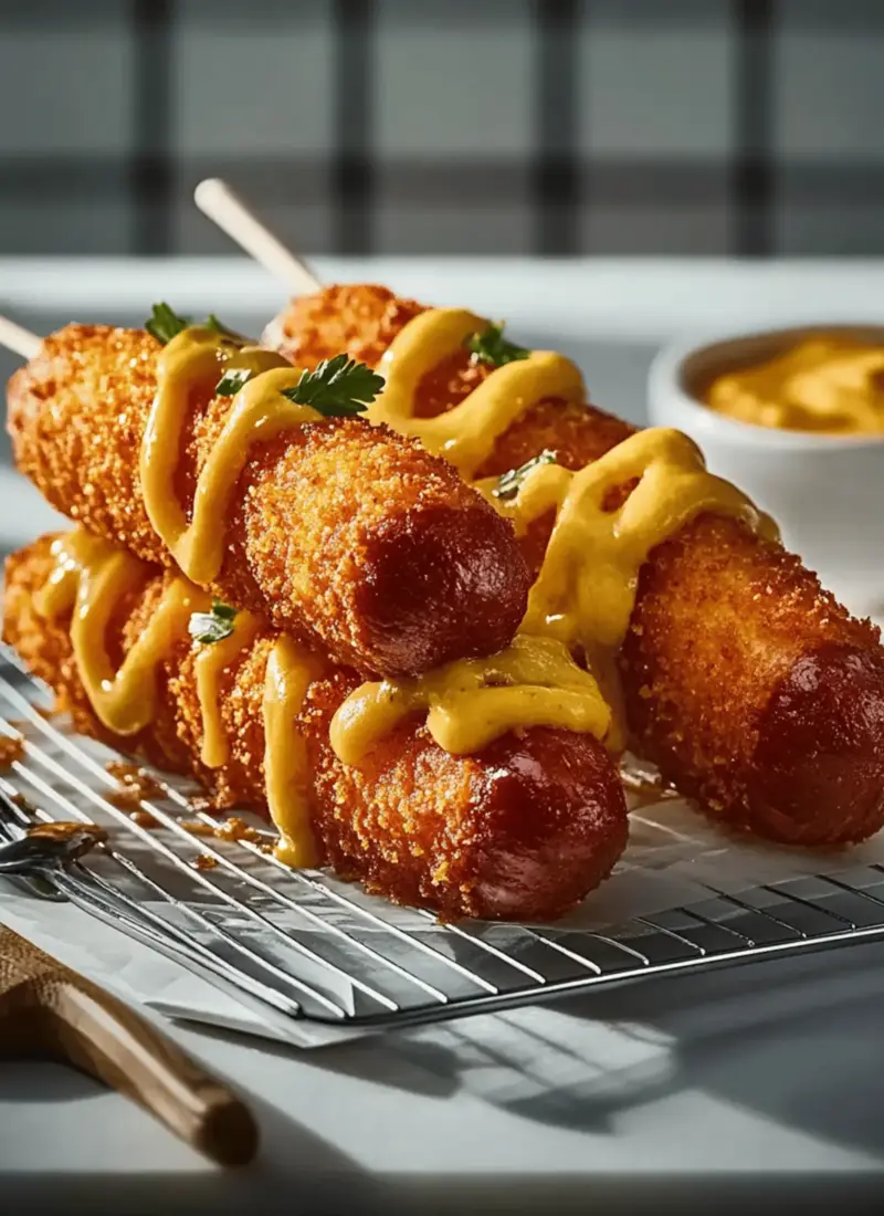 Delicious Corn Dogs: The Ultimate Homemade Fair Treat 1 Corn Dog