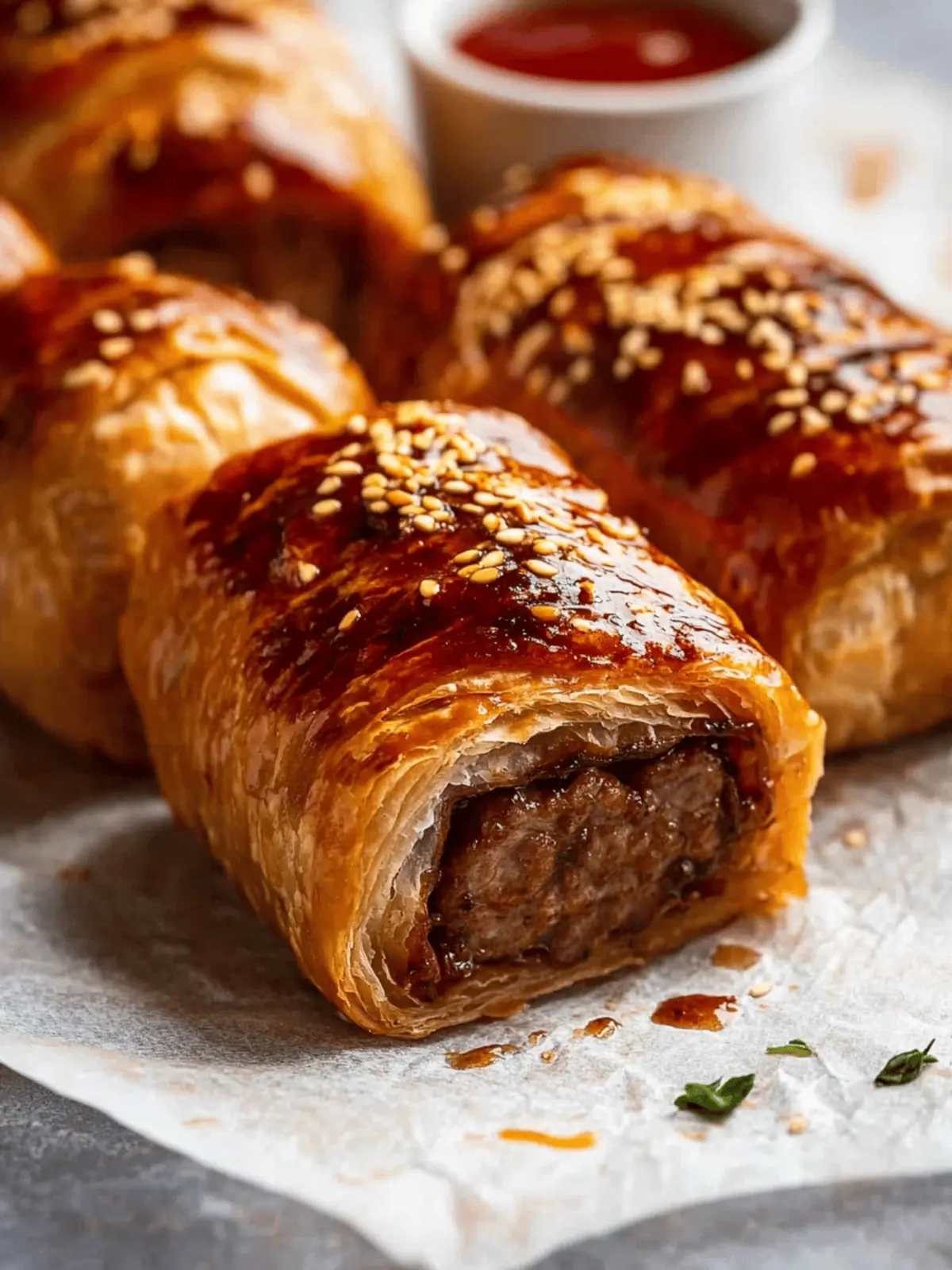 B85 Beef Sausage Rolls