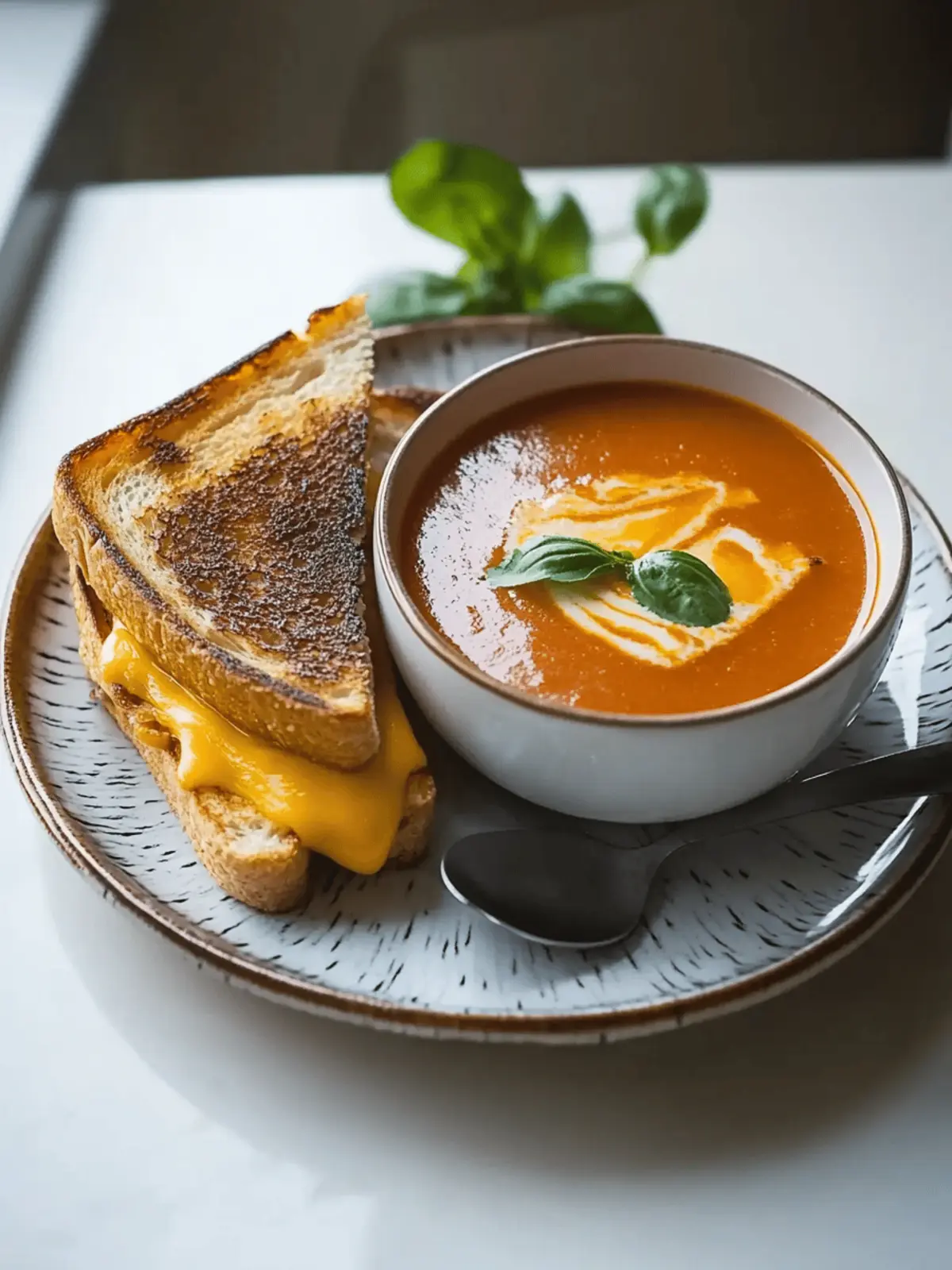 Grilled Cheese and Tomato Soup