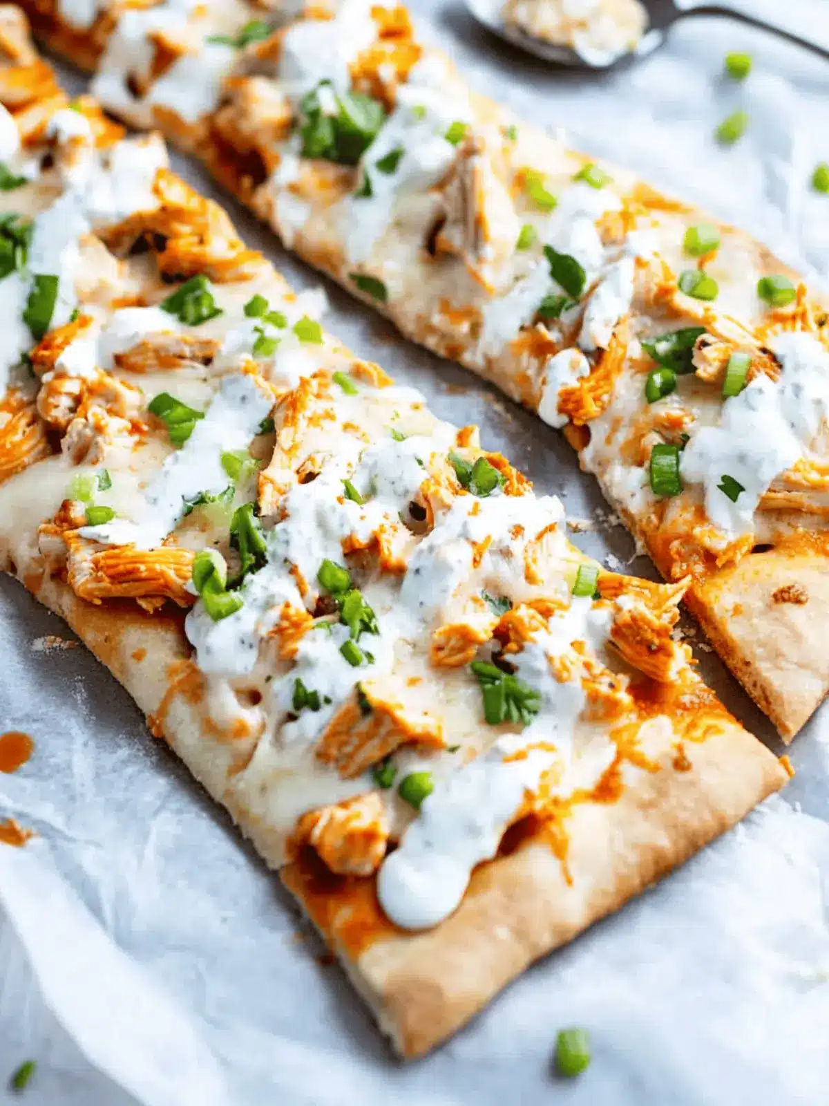 Buffalo Chicken Flatbread